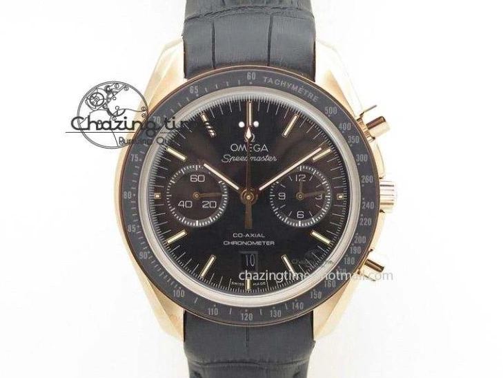 0805 De Ville Hour Vision Co-Axial 41mm SS V6F Best Edition Black Dial On SS Bracelet A BestValue 8277